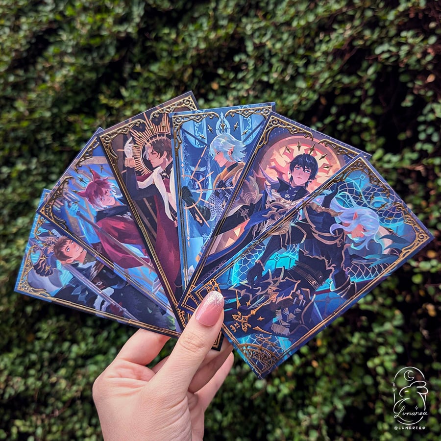 ファイナルファンタジー14 FF14 タロットカード コンプリート 22枚 FFXIV Gold Foiled Art Cards | Lunarea